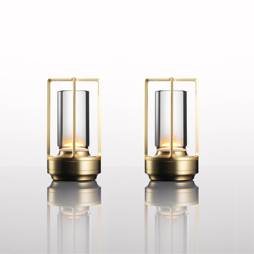 Metal Lantern Table Lamp
