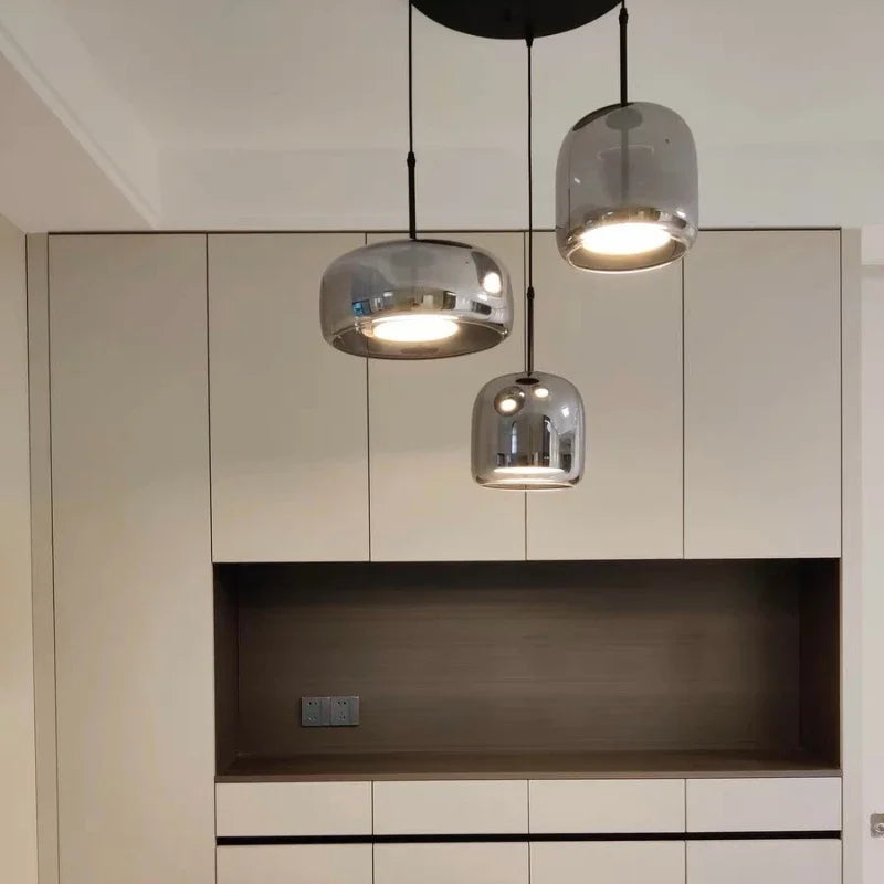 Glass Dome Pendant Light