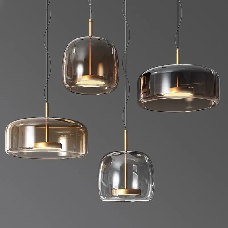 Glass Dome Pendant Light