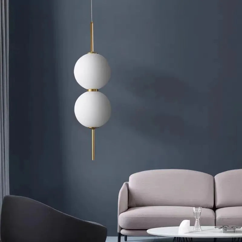 Glass Globe Pendant Light