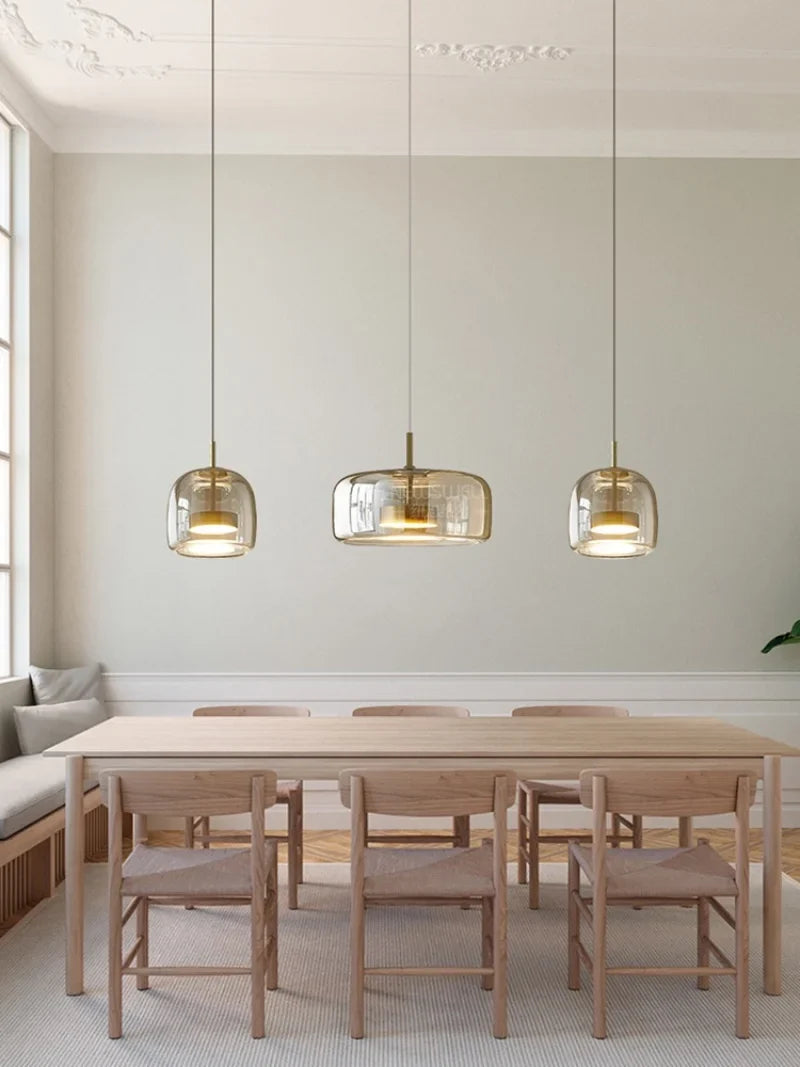 Glass Dome Pendant Light