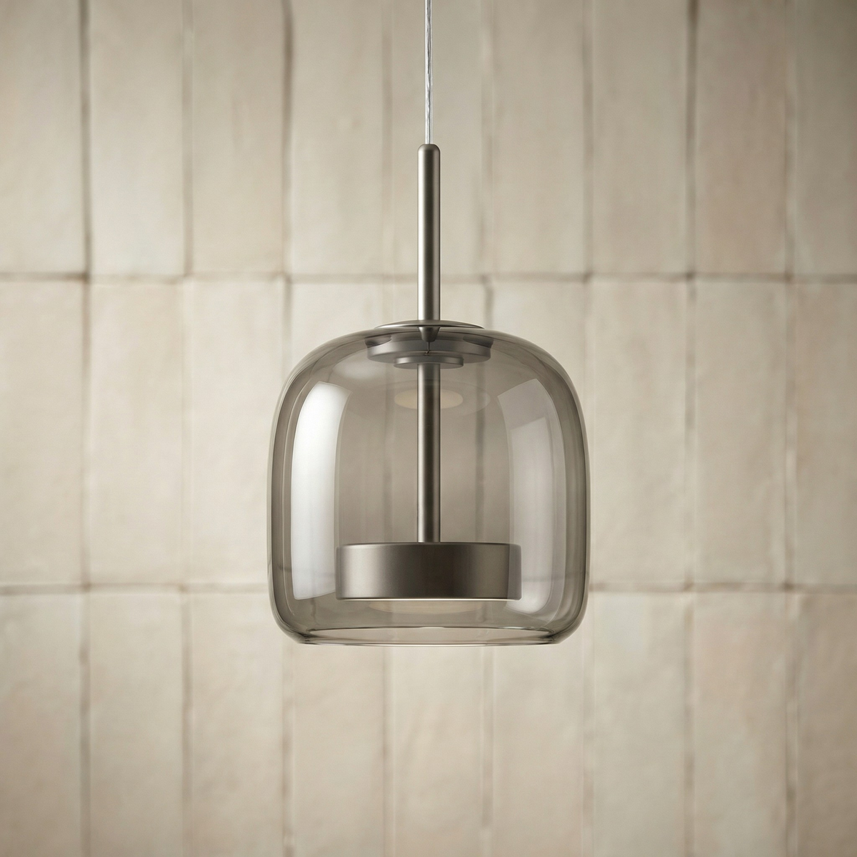 Glass Dome Pendant Light