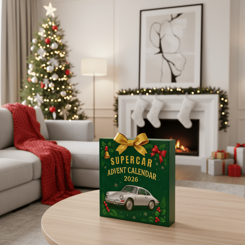 Advent Calendar with 24 Supercar Miniatures in a Limited Edition, view 1