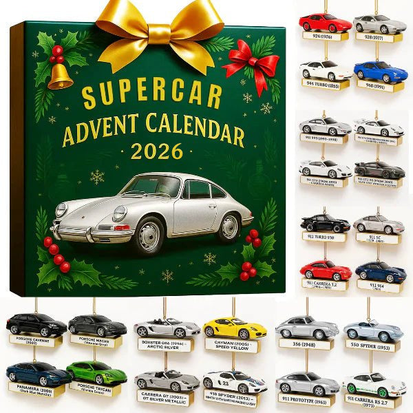 Advent Calendar with 24 Supercar Miniatures in a Limited Edition, view 5