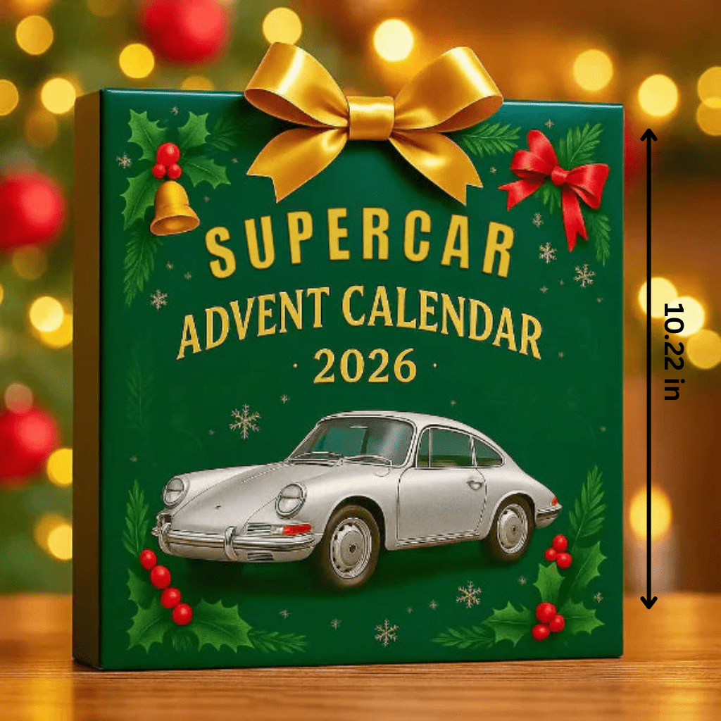 Advent Calendar with 24 Supercar Miniatures in a Limited Edition, view 6