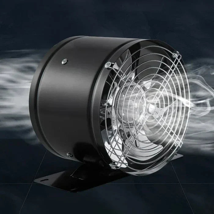 Exhaust Fan for Bathroom, Kitchen and Workshop - 2800 RPM Copper Motor, 7-Blade Metal Ventilation Fan, Low-Vibration (3)