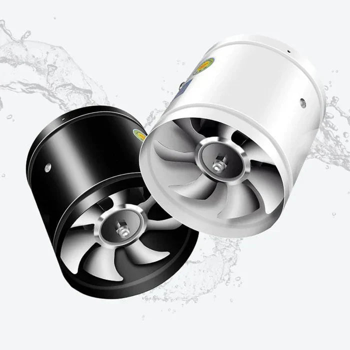 Exhaust Fan for Bathroom, Kitchen and Workshop - 2800 RPM Copper Motor, 7-Blade Metal Ventilation Fan, Low-Vibration (4)