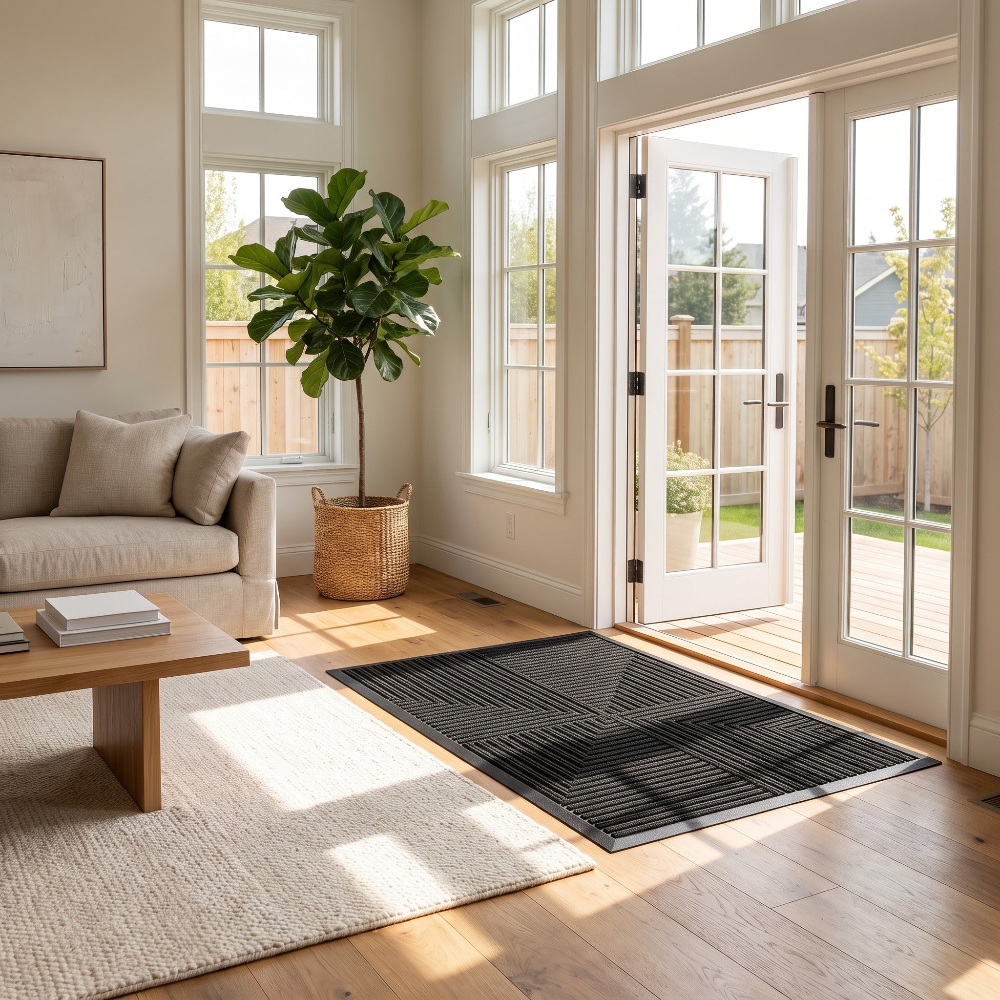 Heavy Duty Non-Slip Door Mat | Indoor & Outdoor, 17-47in