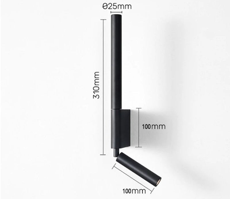 Aluminum LED Wall Sconce, 12W, Available in Three Light Colors, view 6