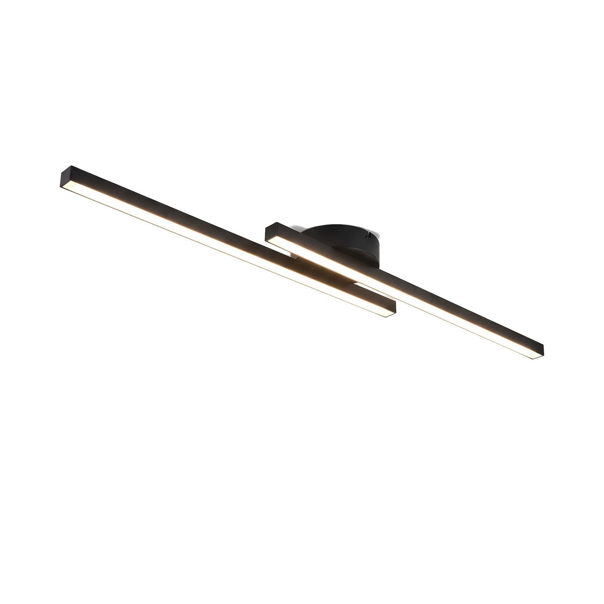 Aluminum Linear LED Ceiling Light - Black