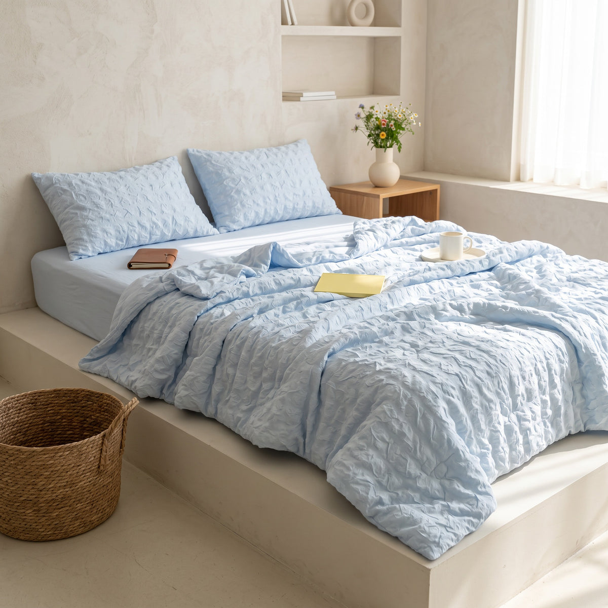 Lightweight Summer Comforter Set | Breathable, 59-91in