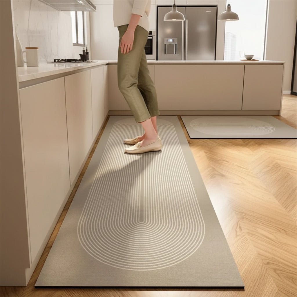 Anti Fatigue Kitchen Rug with Absorbent Pile and Rubber Backing, view 1