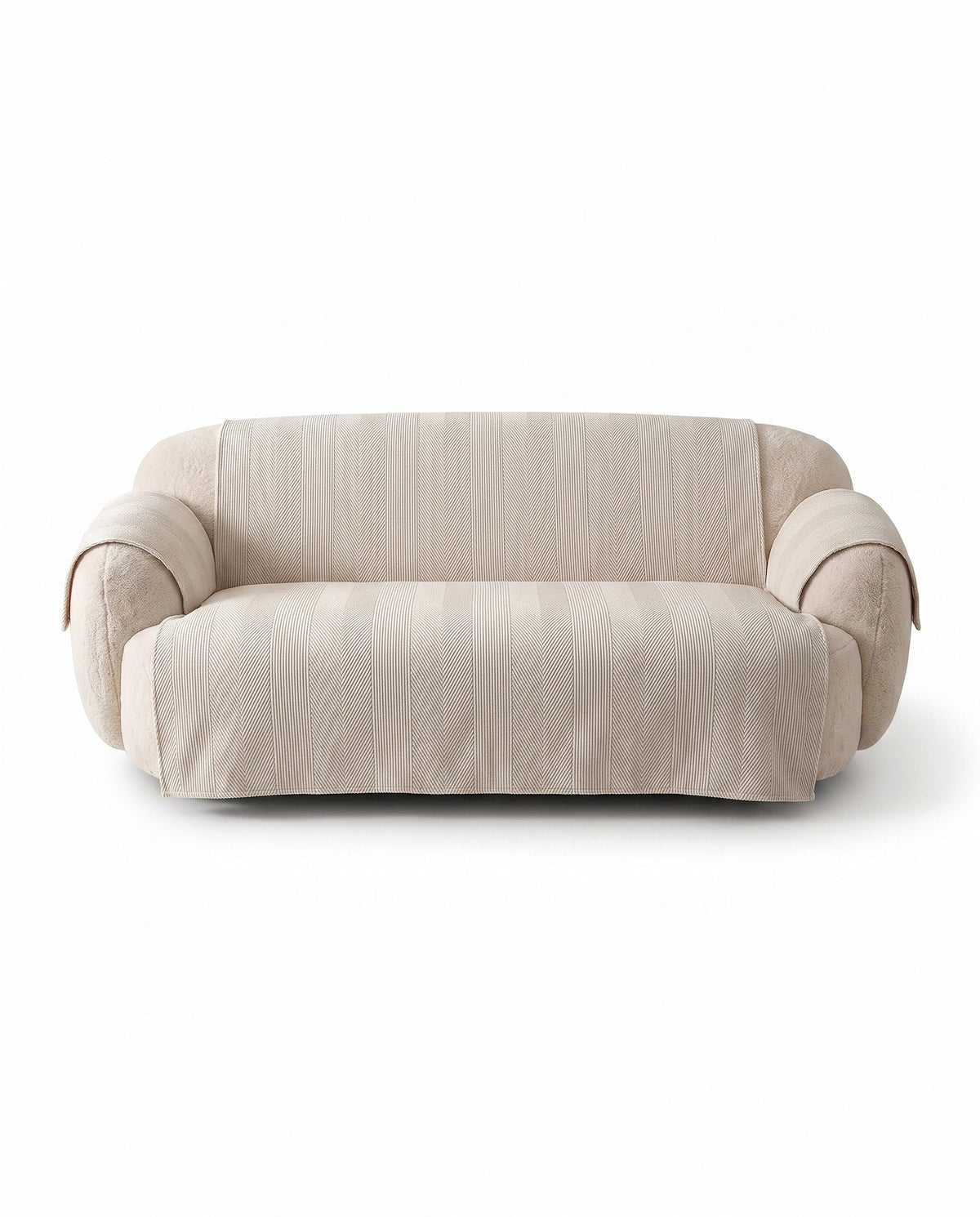 AquaFlex GeoStretch Spill-Resistant Sofa Slipcover | Scratch Resistant