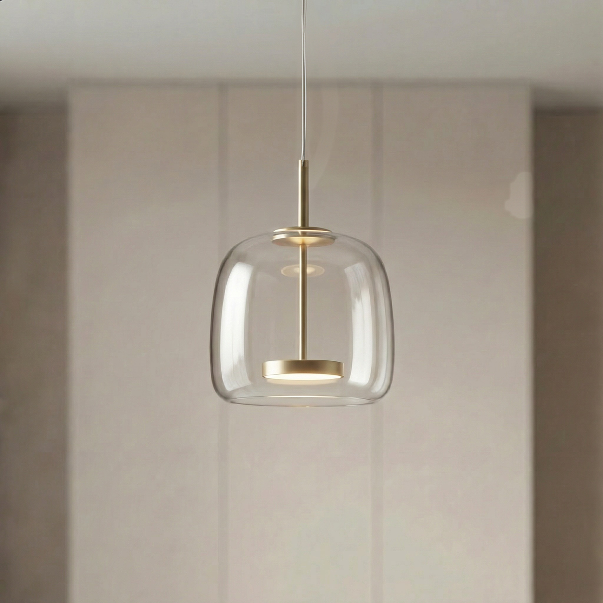 Glass Dome Pendant Light
