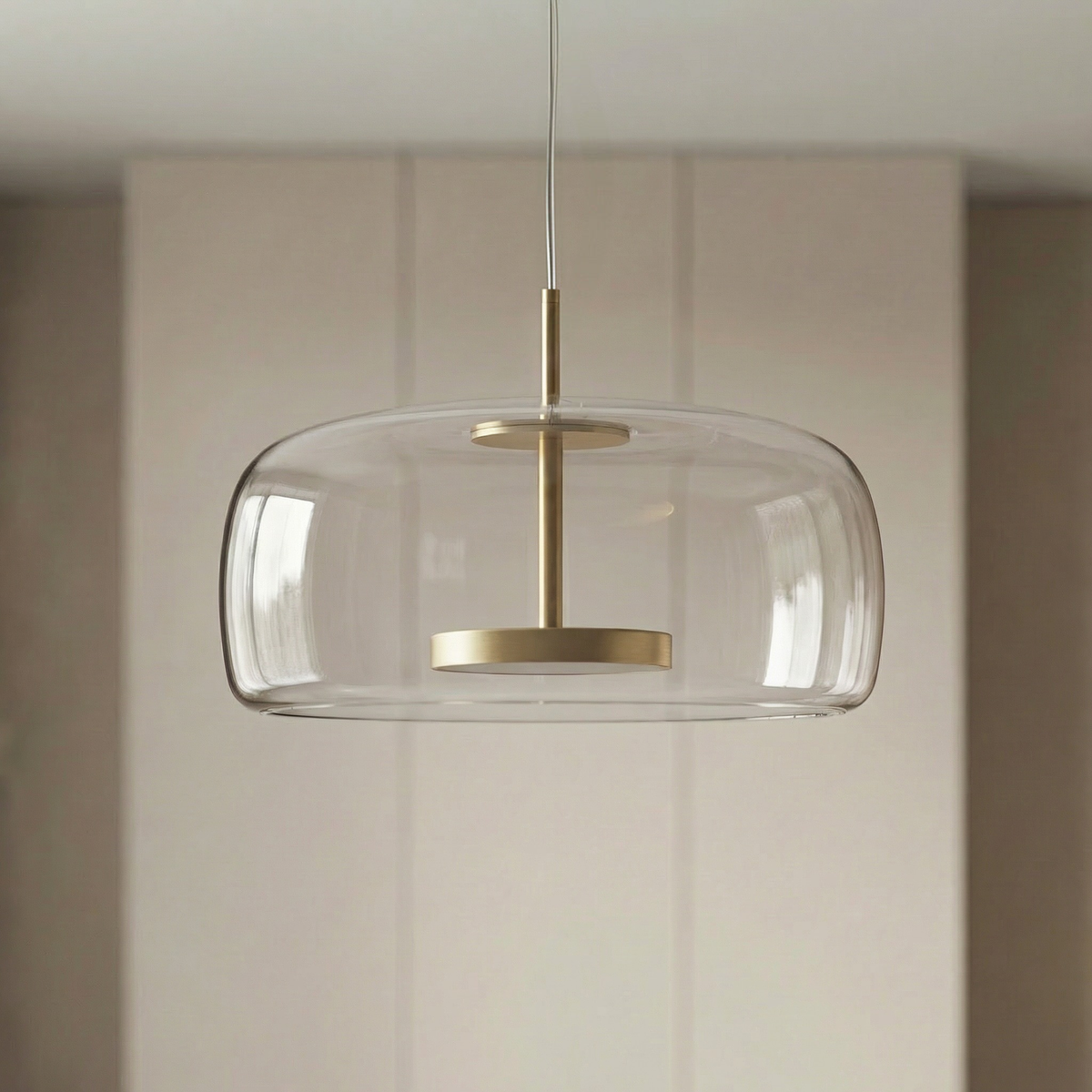 Glass Dome Pendant Light