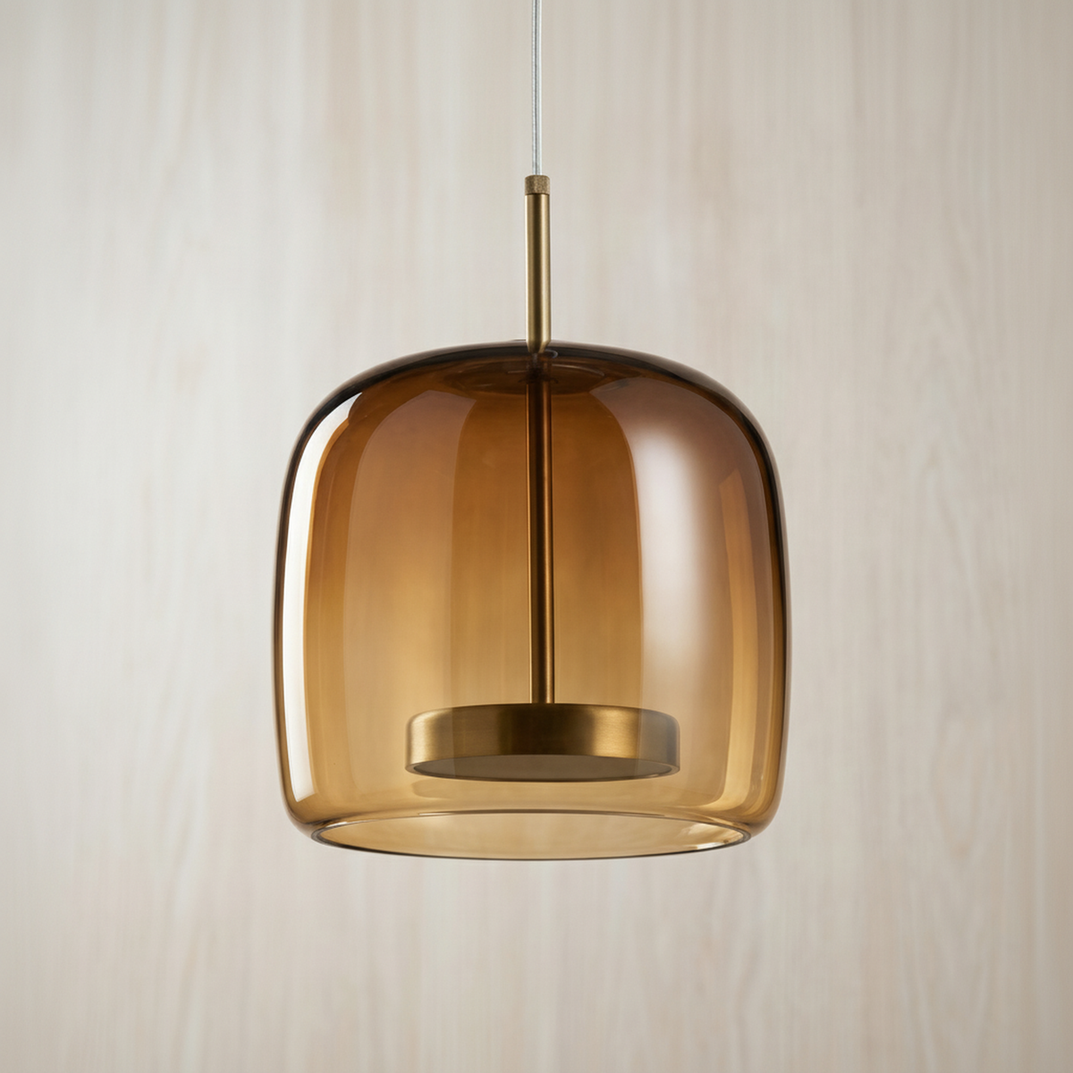 Glass Dome Pendant Light