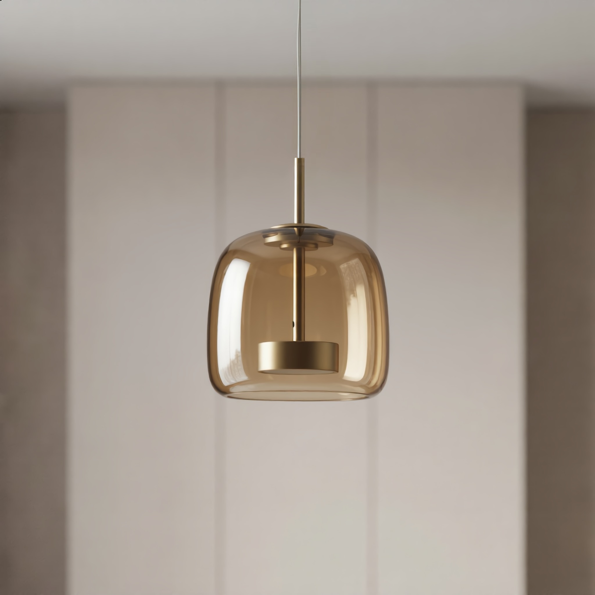 Glass Dome Pendant Light
