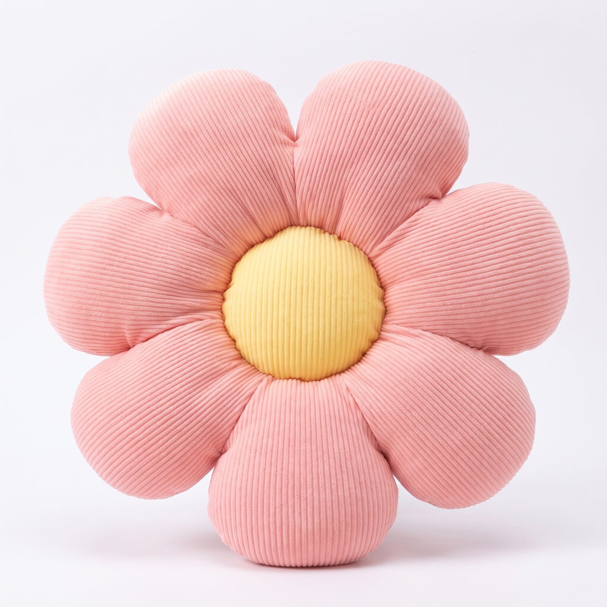 Flower Shaped Accent Pillow | Soft Petal Cushion, 4 Colors