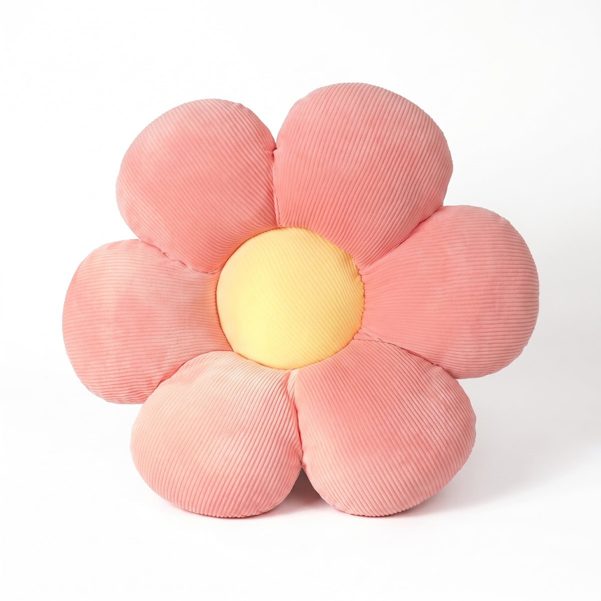Flower Shaped Accent Pillow | Soft Petal Cushion, 4 Colors