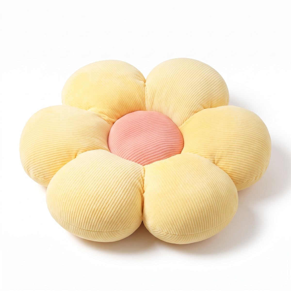 Flower Shaped Accent Pillow | Soft Petal Cushion, 4 Colors