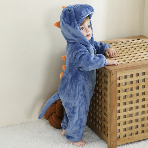 Baby Fleece Romper with Animal Hood, 17 Designs, Sizes 0 to 4 Years, view 17