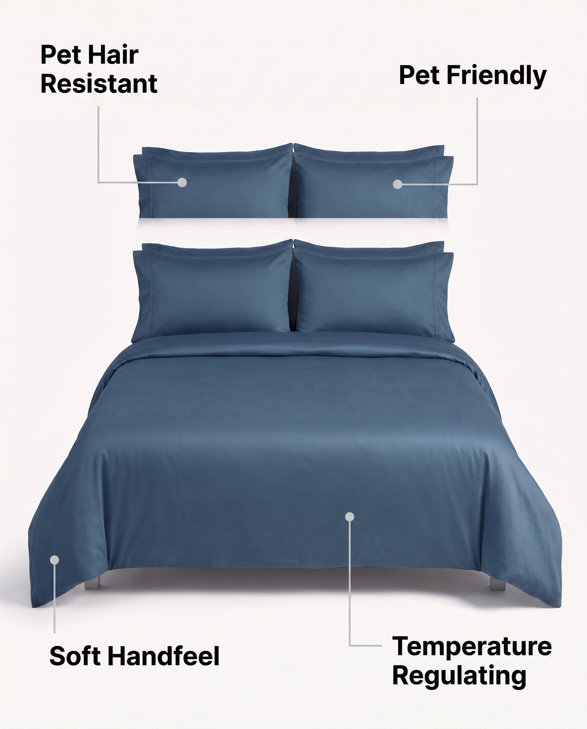 Bamboo Duvet Cover Set | Pet Hair Resistant