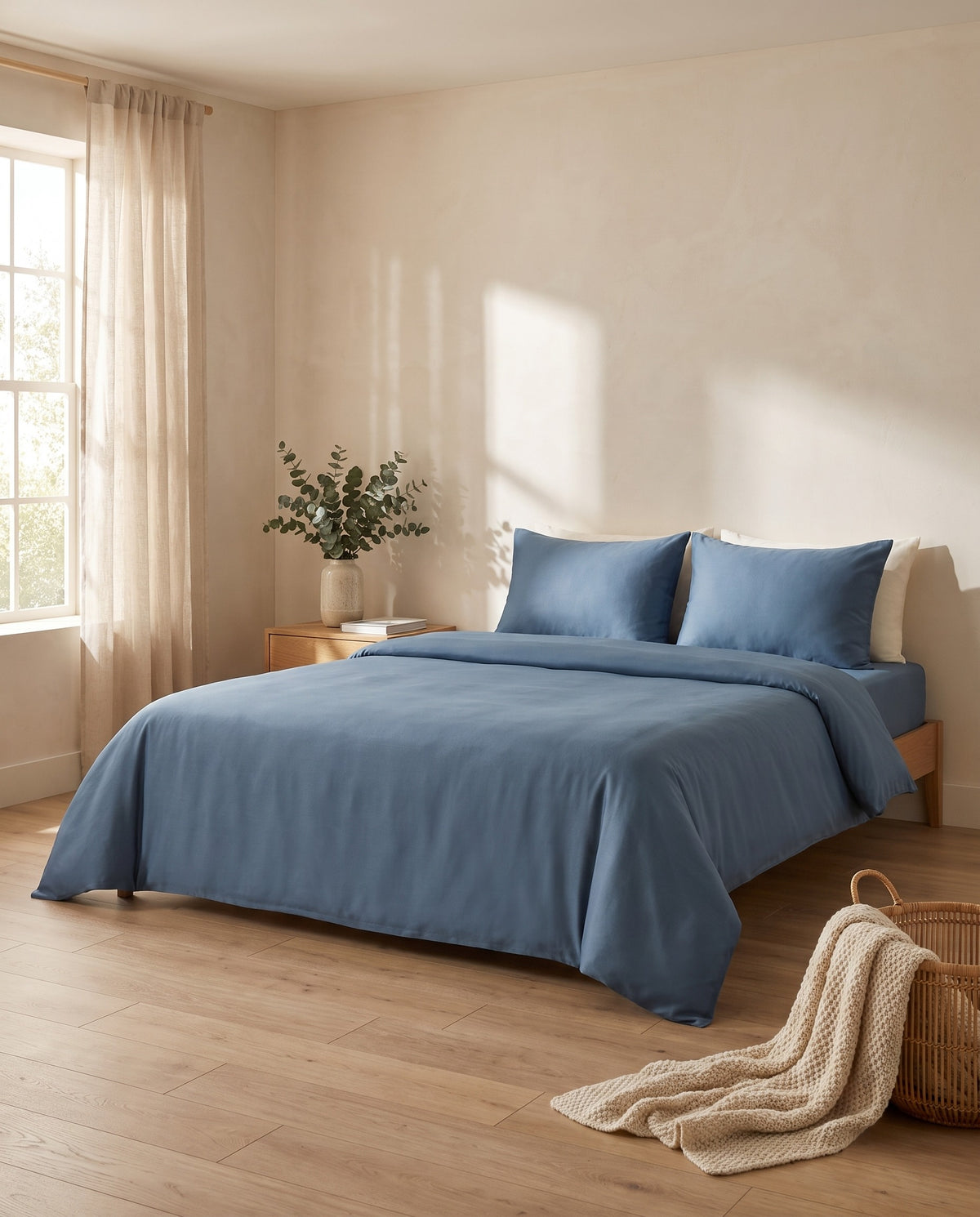 Bamboo Flat Bed Sheet | Pet Hair Resistant