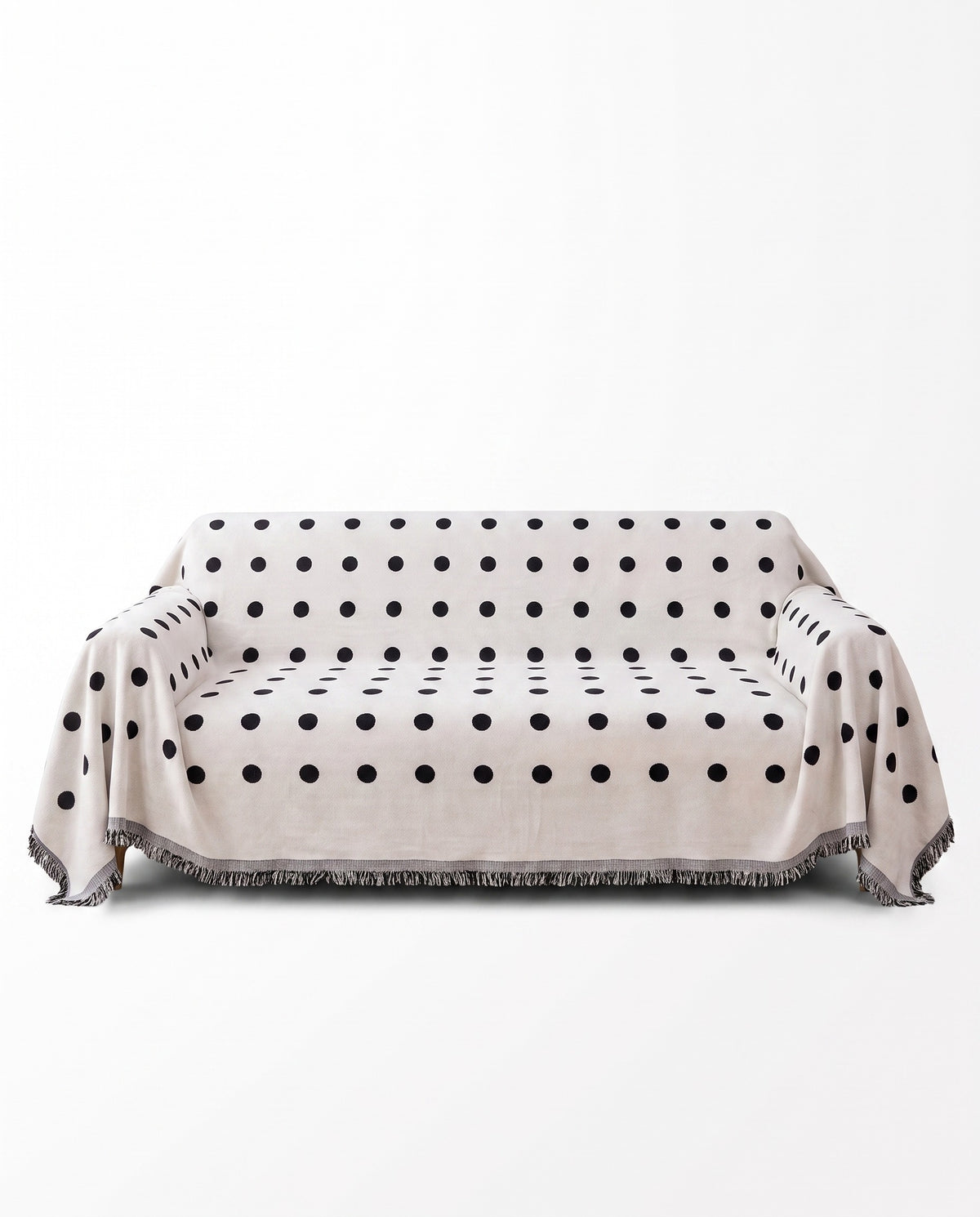Black Boba Reversible Comfort Sofa Cover | Pet Friendly, 71-165in