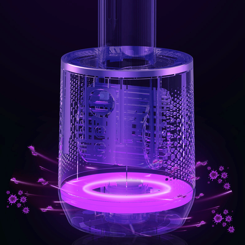 Bladeless Tower Fan with 6 Speeds, 90 Degree Oscillation and Timer, view 2