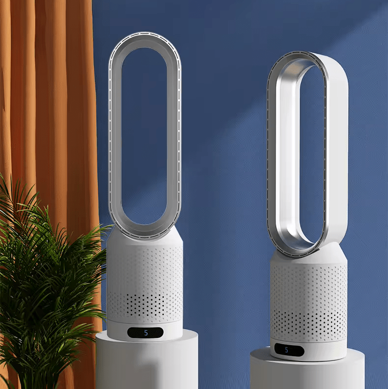 Bladeless Tower Fan with 6 Speeds, 90 Degree Oscillation and Timer, view 4