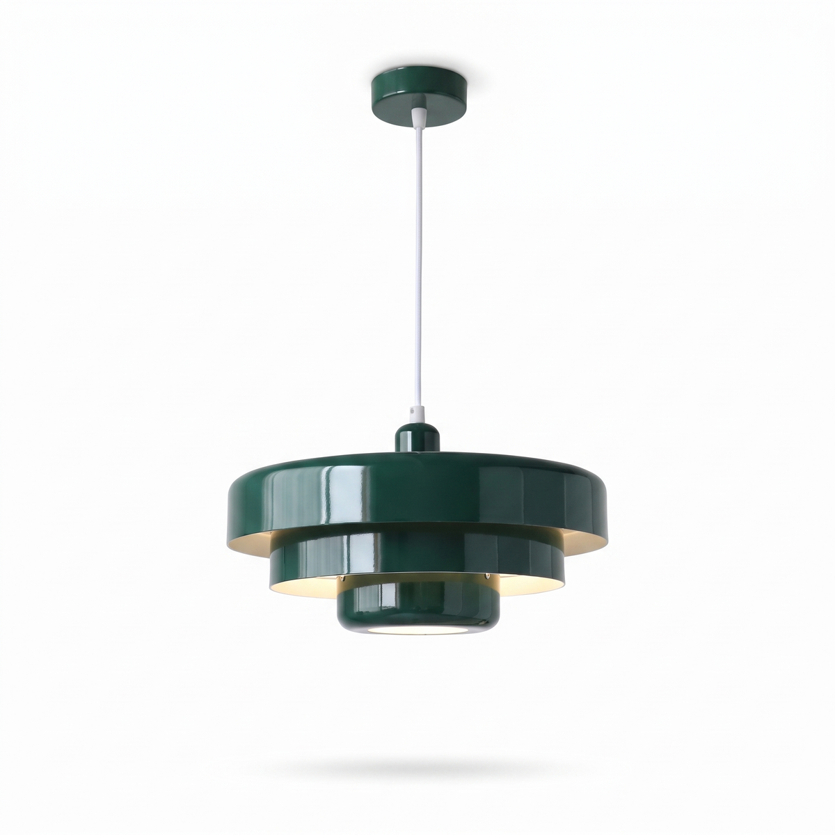Metal Tiered Pendant Light