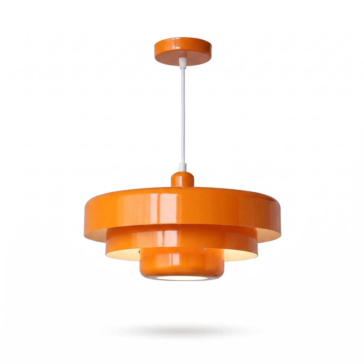 Metal Tiered Pendant Light