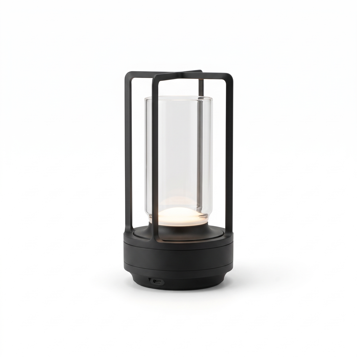 Metal Lantern Table Lamp