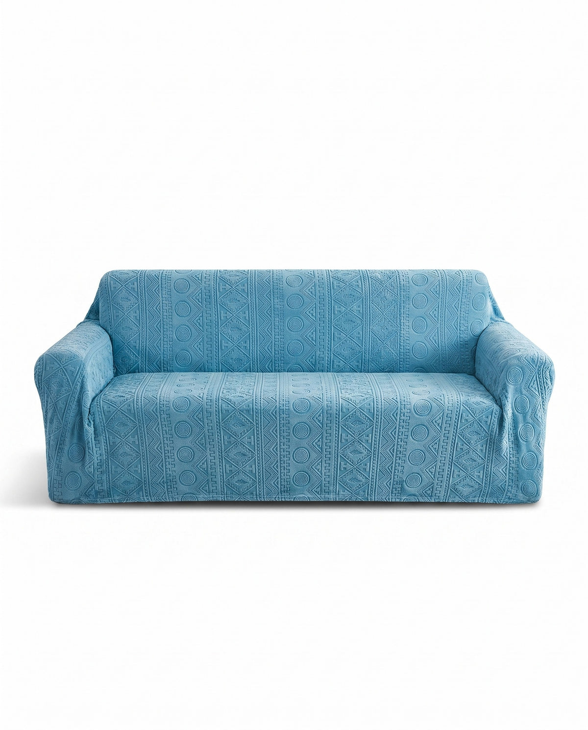 BohoPattern Stretch Full-Encasing Sofa Slipcover | Spill Resistant