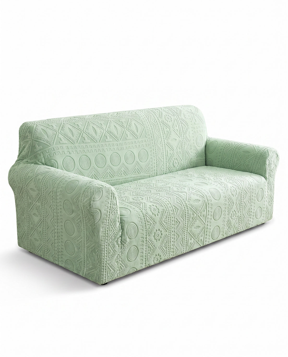 BohoPattern Stretch Full-Encasing Sofa Slipcover | Spill Resistant