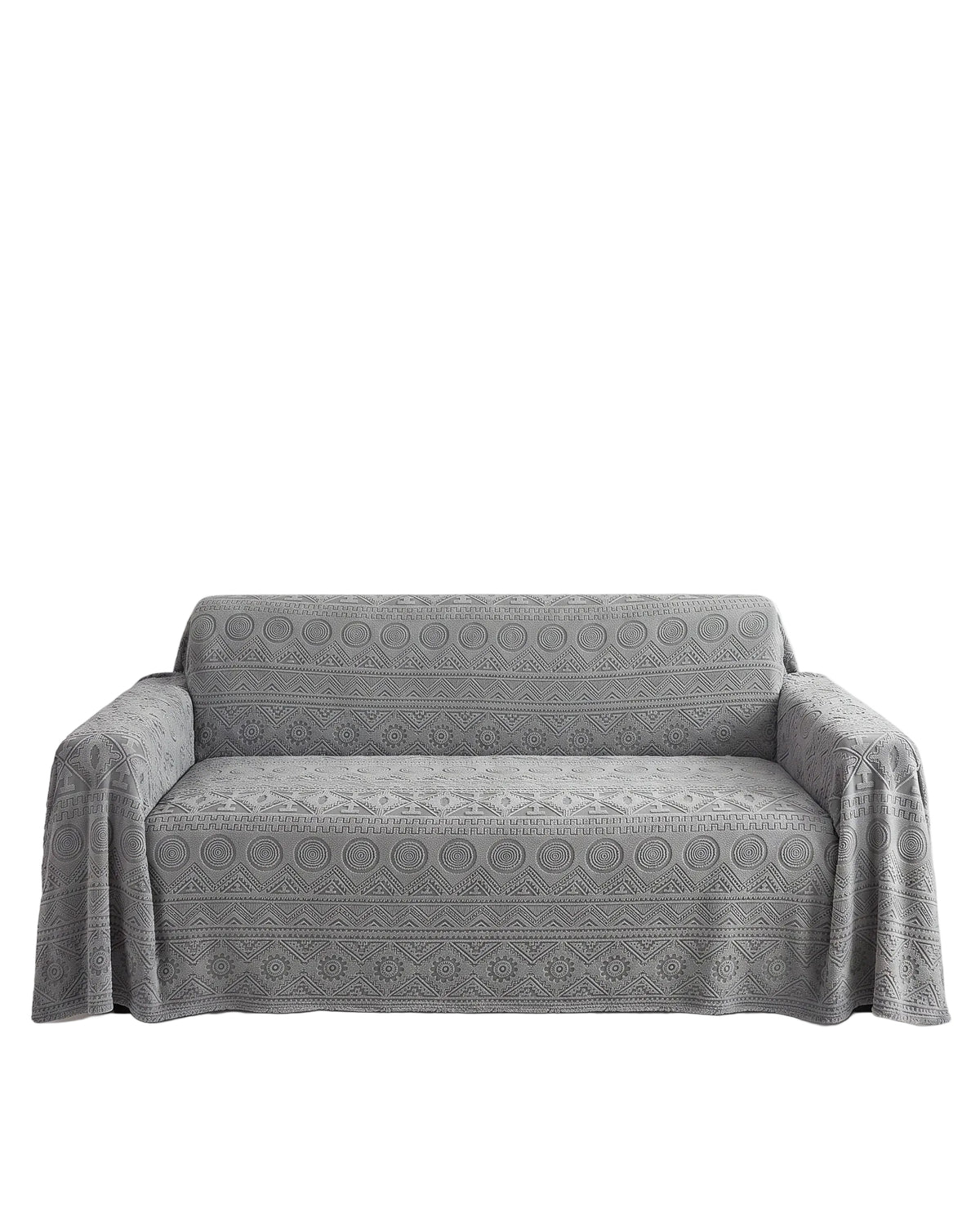 BohoPattern Stretch Full-Encasing Sofa Slipcover | Spill Resistant