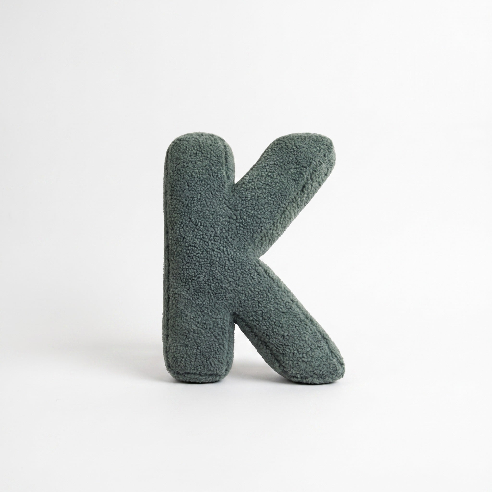 Boucle Letter Pillow | Plush Alphabet Cushion, A to Z, 15in