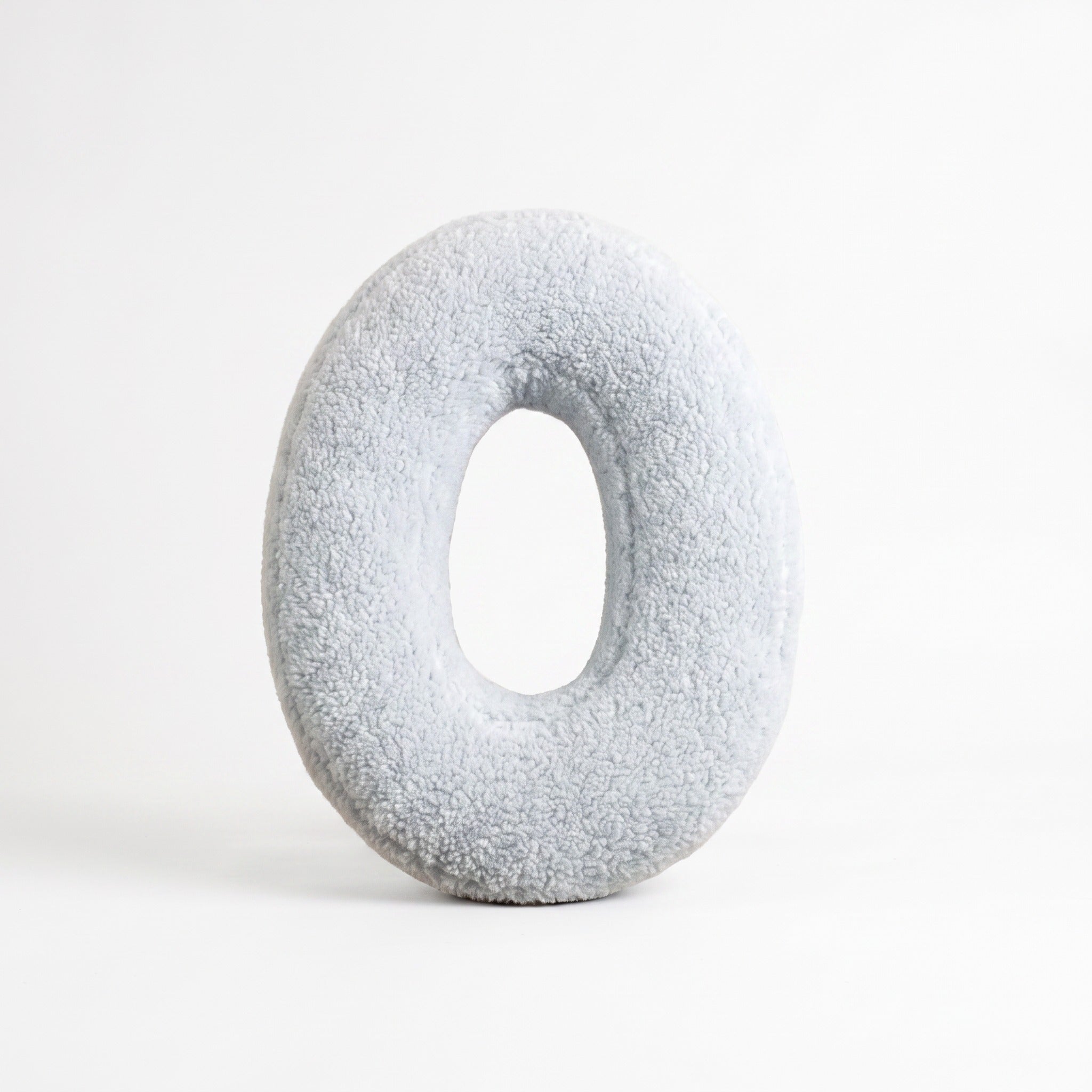 Boucle Letter Pillow | Plush Alphabet Cushion, A to Z, 15in