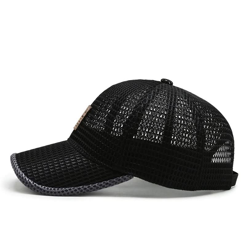 Breathable Mesh Baseball Cap with Adjustable Snapback for Hot Summer Days, view 3