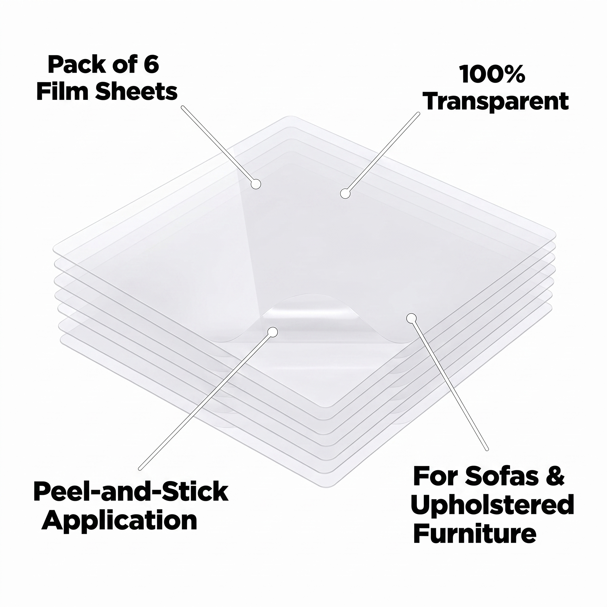 Cat Scratch Protector Film – Pack of 6 – product view 6 | Brivenzo