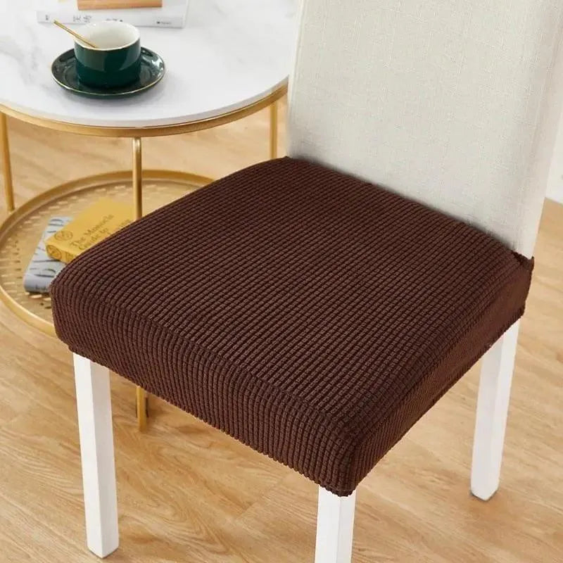 Chair Seat Cover – Coffee Brown – product view 5 | Brivenzo