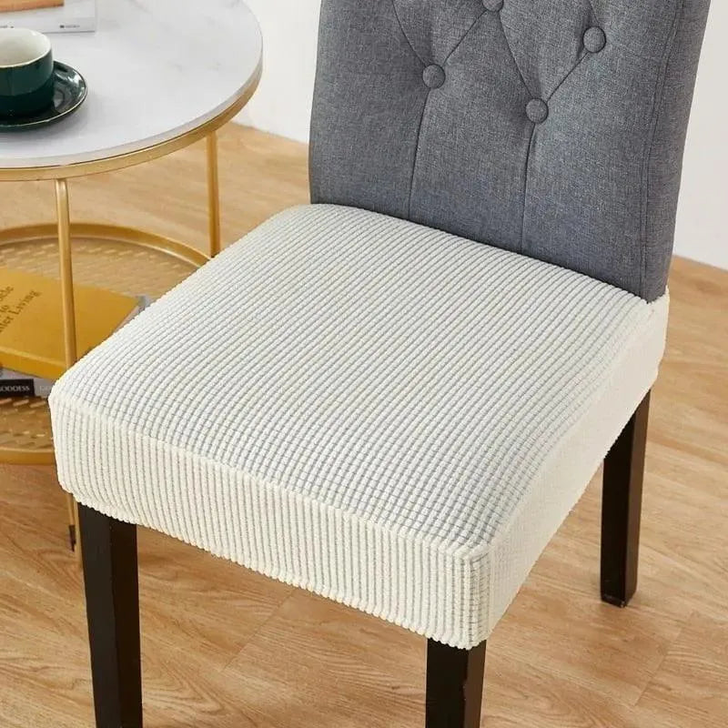 Chair Seat Cover – Cream White – product view 5 | Brivenzo