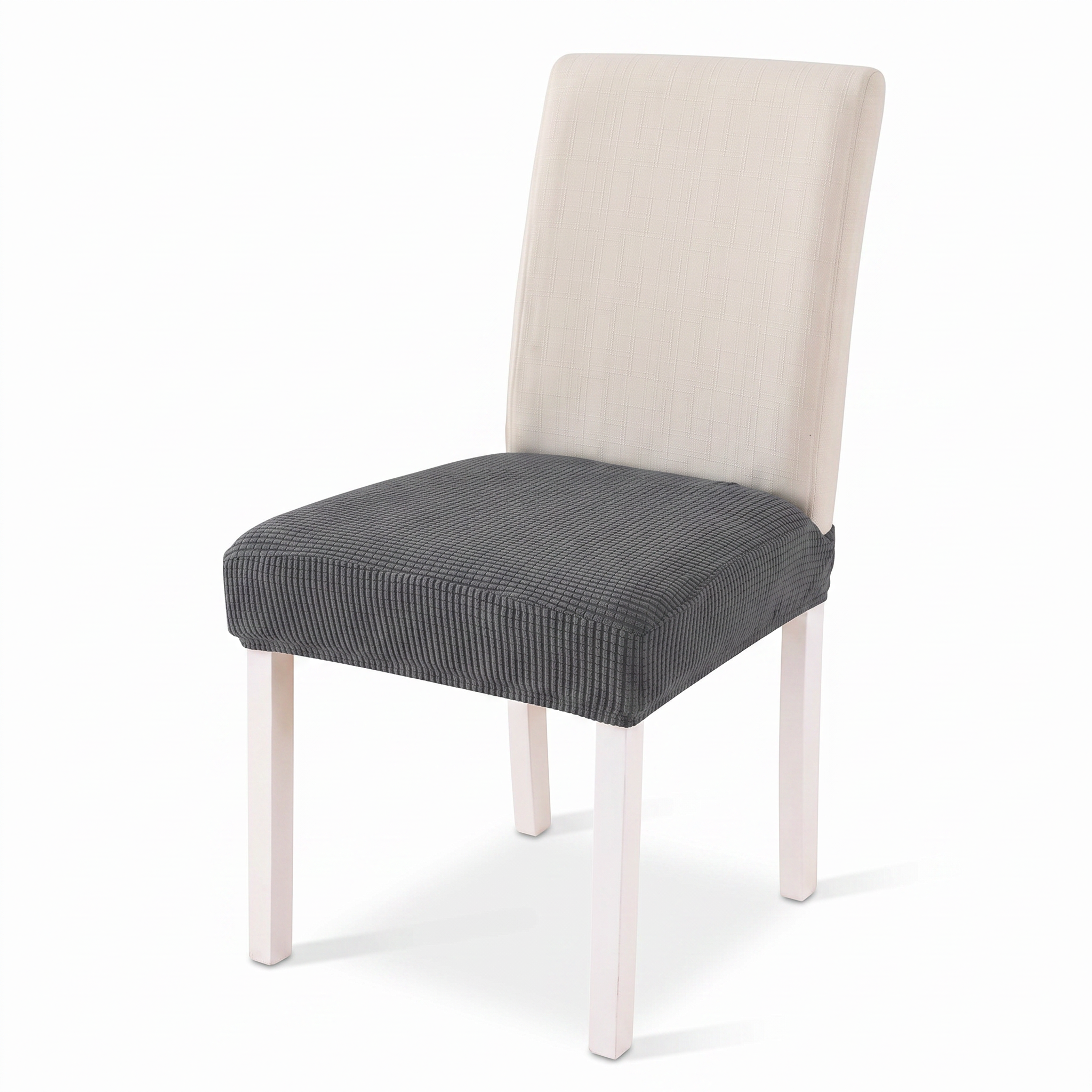 Chair Seat Cover – Dark Grey – product photo on a white background | Brivenzo