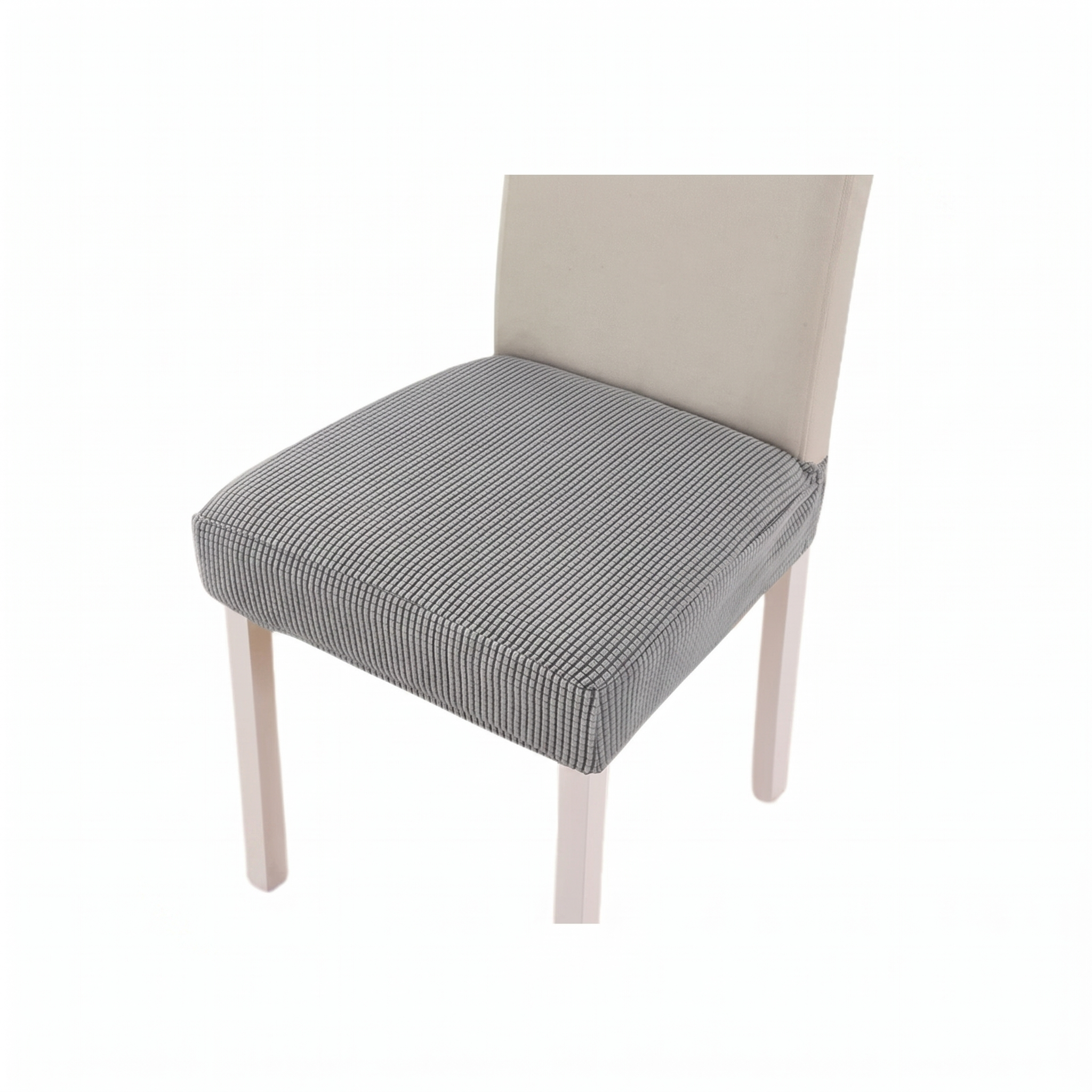 Chair Seat Cover – Light Grey – product view 4 | Brivenzo