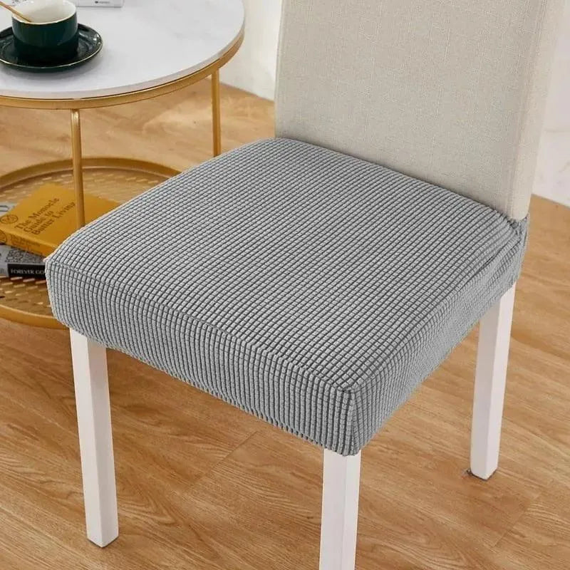 Chair Seat Cover – Light Grey – product view 7 | Brivenzo