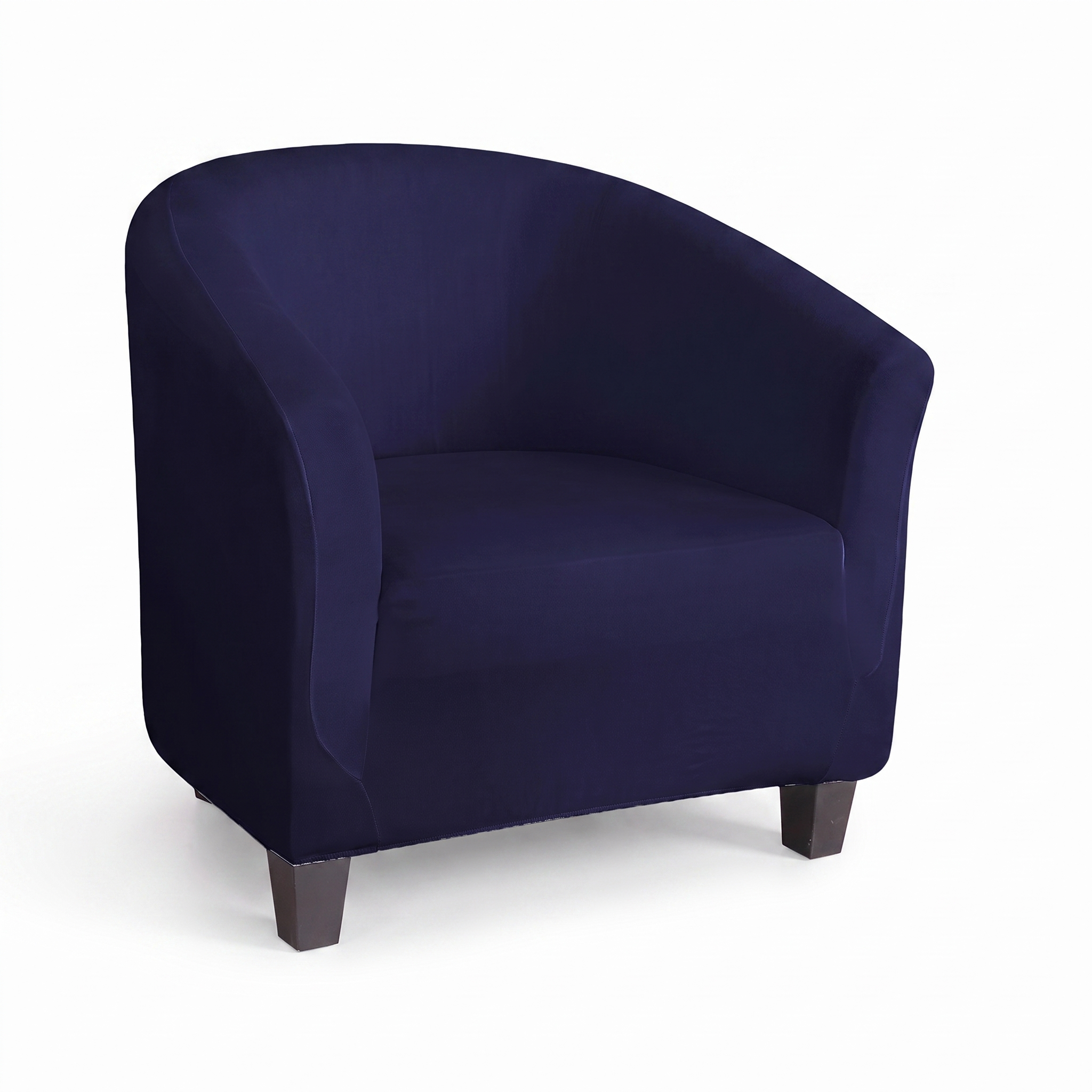 Club Armchair Cover – Navy Blue – product view 4 | Brivenzo