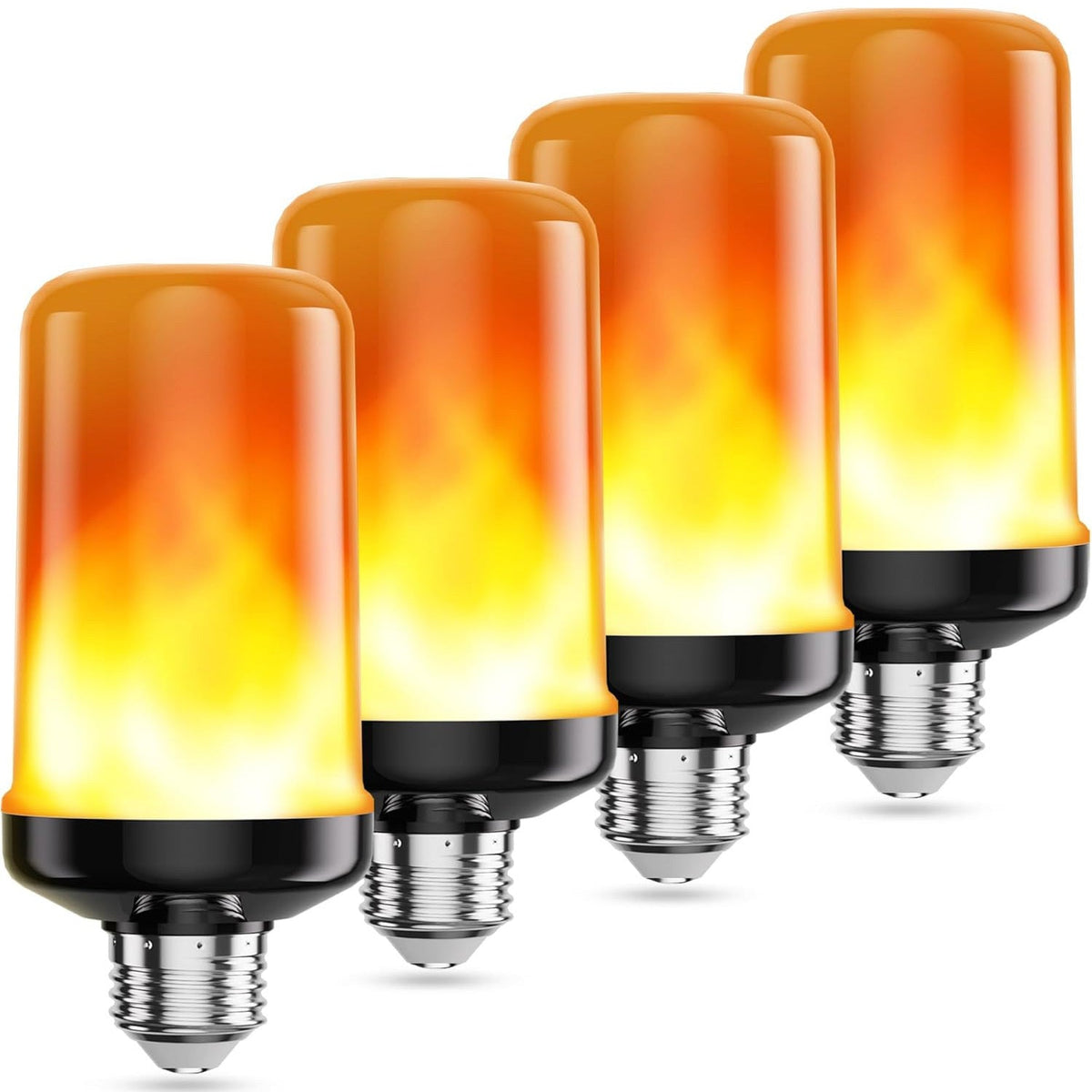 Flickering Flame LED Light Bulb with Gravity Sensor and E26 Base for Halloween Lanterns, view 10