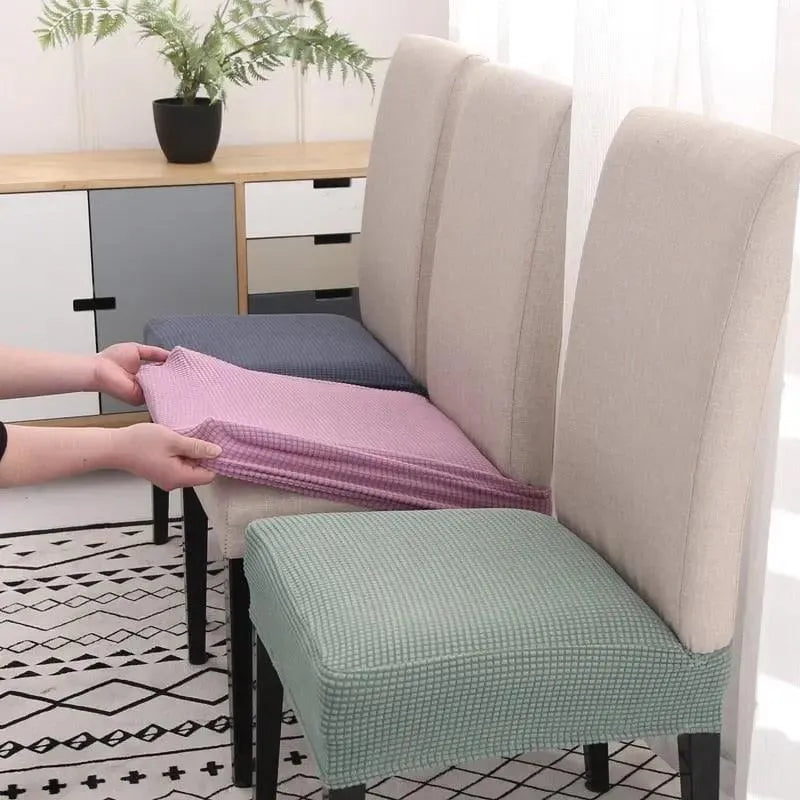 Light Green Chair Seat Cover – Stretch Fit – product view 7 | Brivenzo