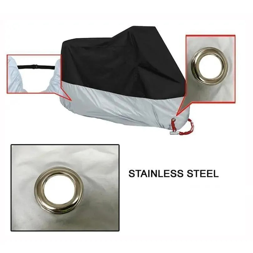 Motorcycle Cover – Waterproof All-Weather Protection – product view 7 | Brivenzo