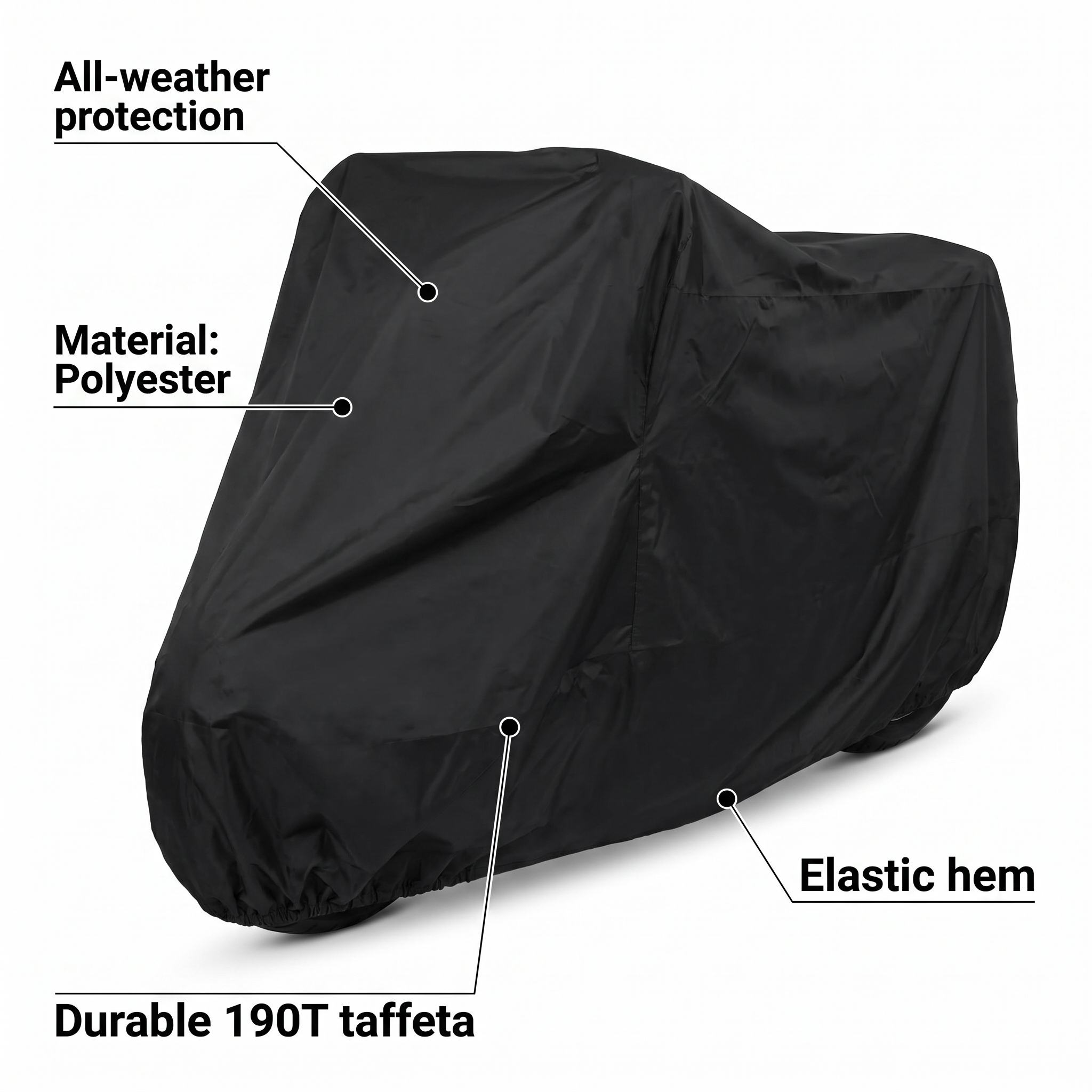Motorcycle Cover – Waterproof All-Weather Protection – features and specifications overview | Brivenzo